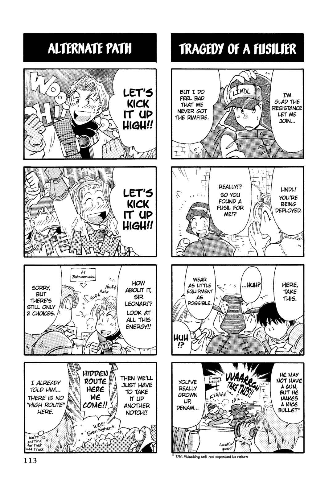 Page 6 Chapter 17 Tactics Ogre: Let Us Cling Together 4-koma Kings