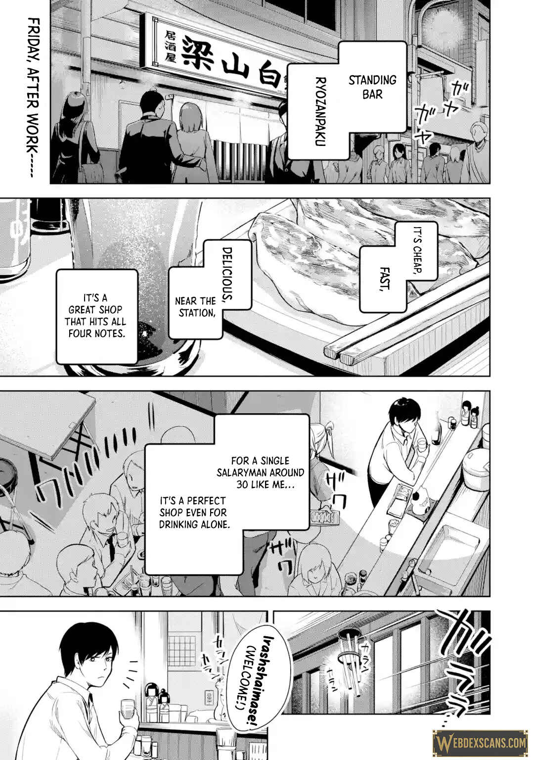 Page 1 Chapter 1 Tachi Nomi Izakaya De Kei Joshidaisei Ga Tonari Ni Kuru Hanashi