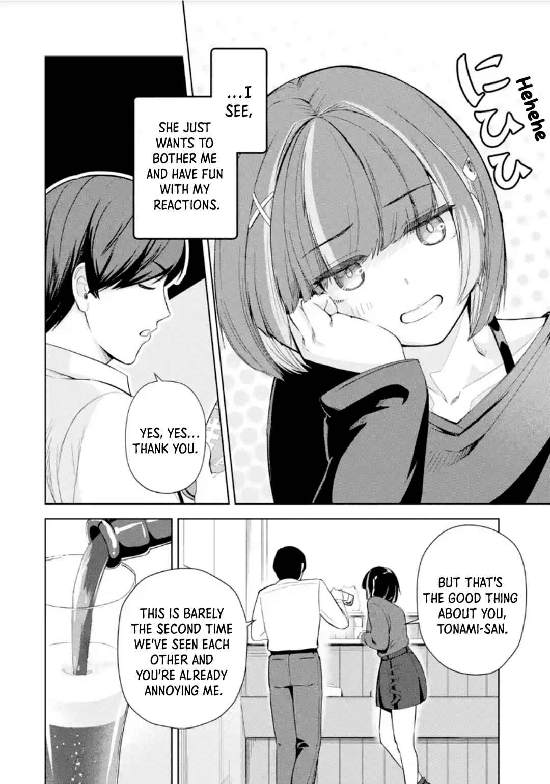 Page 8 Chapter 2 Tachi Nomi Izakaya De Kei Joshidaisei Ga Tonari Ni Kuru Hanashi