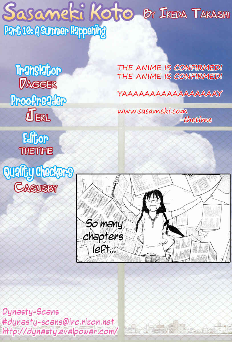 Page 25 Chapter 10 Sasameki Koto