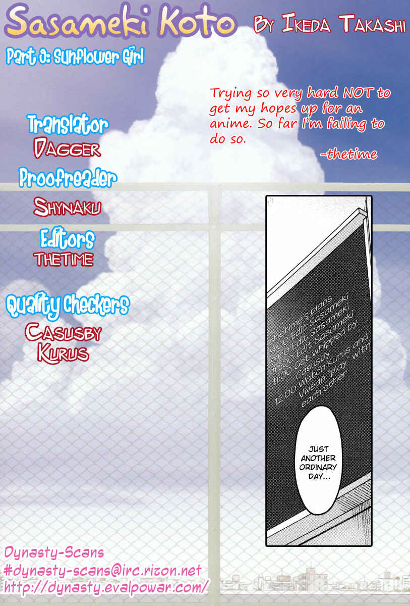Page 25 Chapter 9 Sasameki Koto