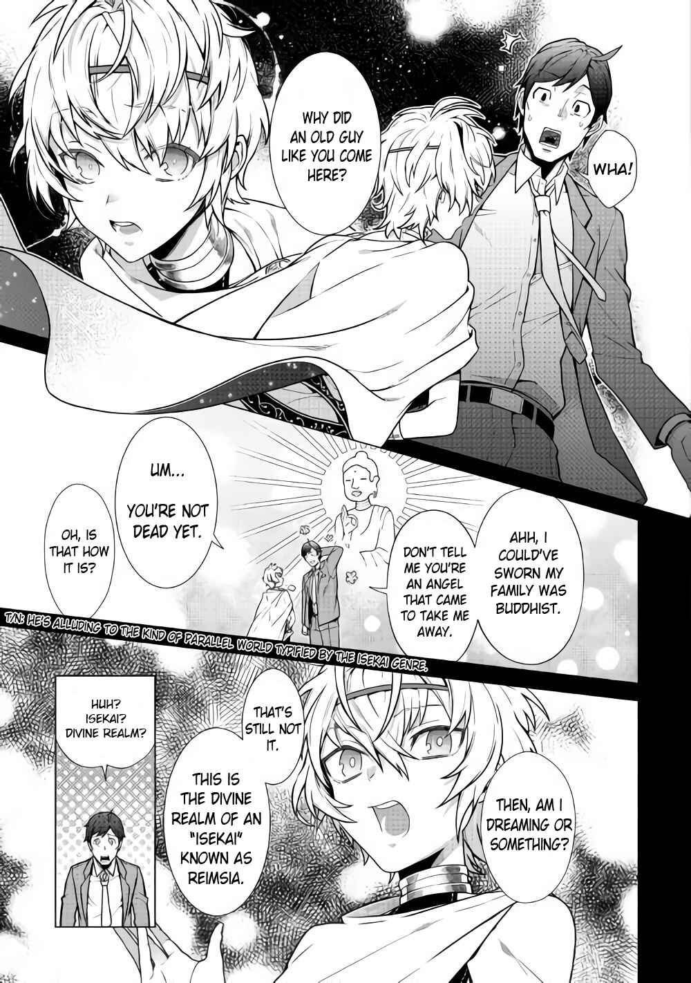 Page 6 Chapter 1.1 Chouetsu-sha to Natta Ossan wa My Pace ni Isekai wo Sansaku Suru