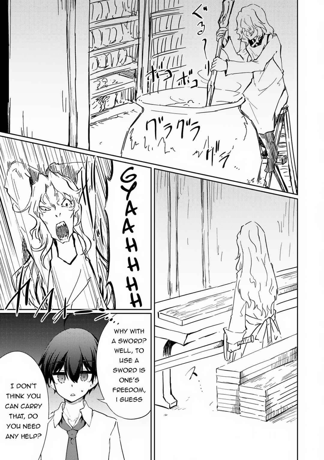 Page 22 Chapter 45 Moto Saikyou no Kenshi wa, Isekai Mahou ni Akogareru