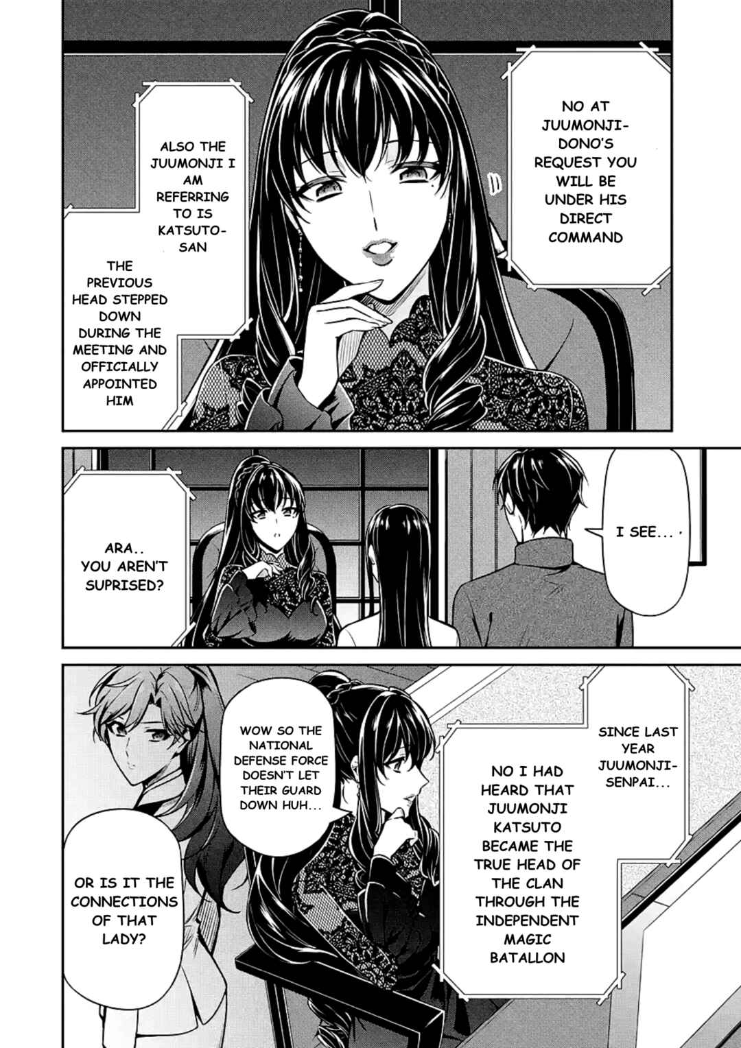 Page 32 Chapter 15 Mahouka Koukou no Rettousei - Shizoku Kaigi-hen