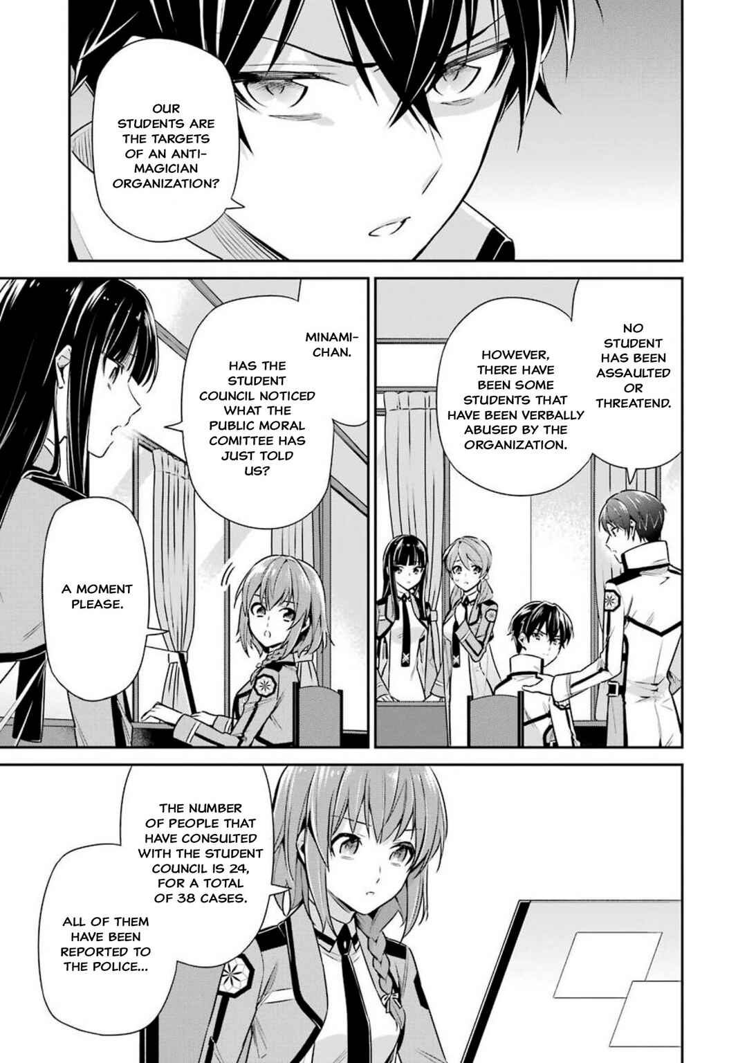 Page 28 Chapter 5 Mahouka Koukou no Rettousei - Shizoku Kaigi-hen
