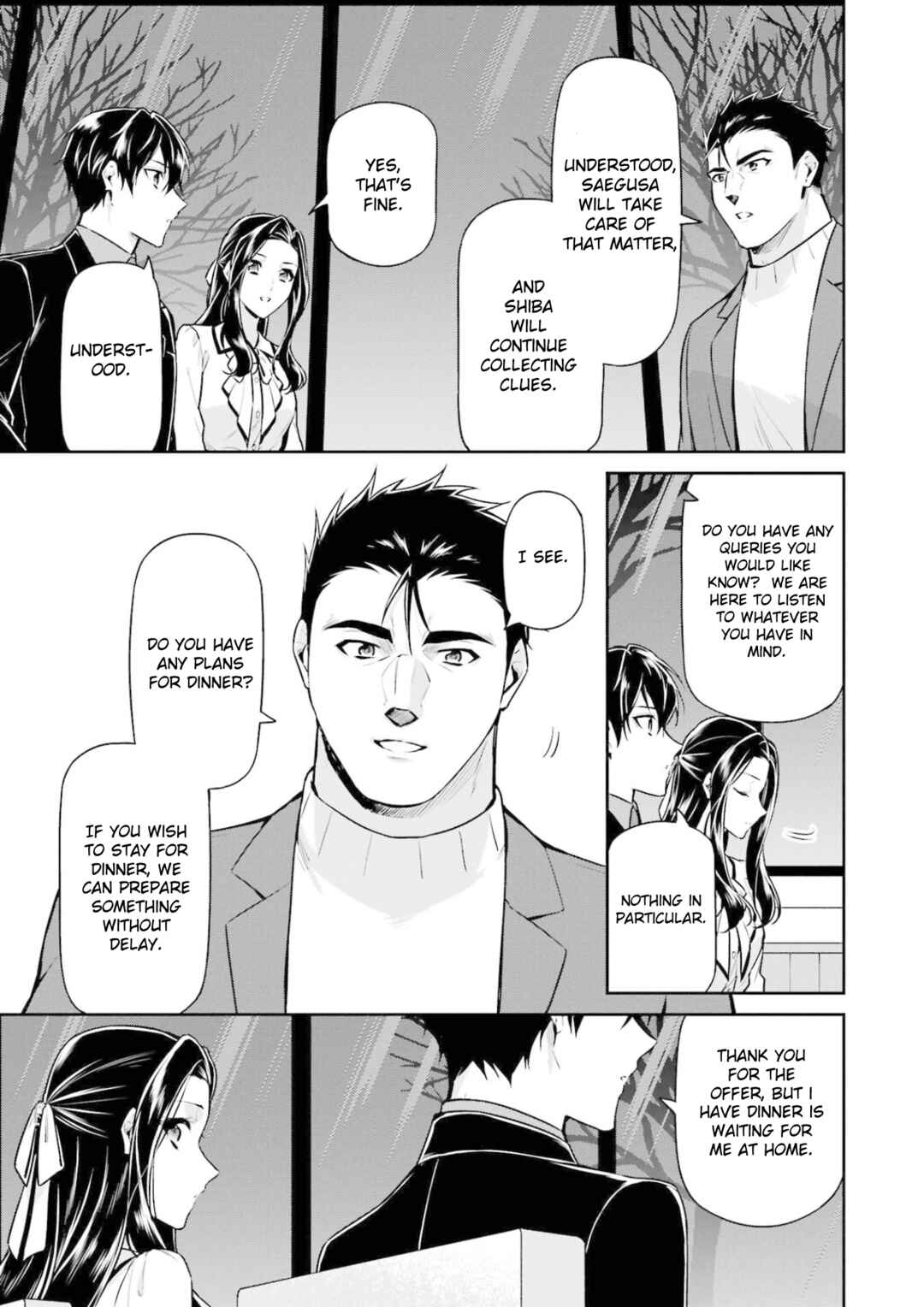 Page 12 Chapter 19 Mahouka Koukou no Rettousei - Shizoku Kaigi-hen