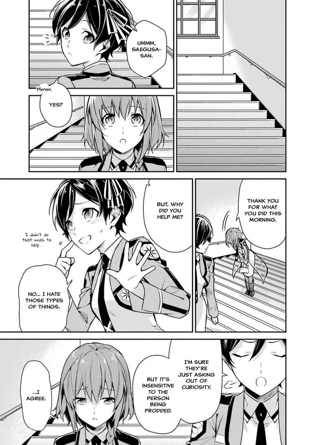 Page 31 Chapter 3 Mahouka Koukou no Rettousei - Shizoku Kaigi-hen