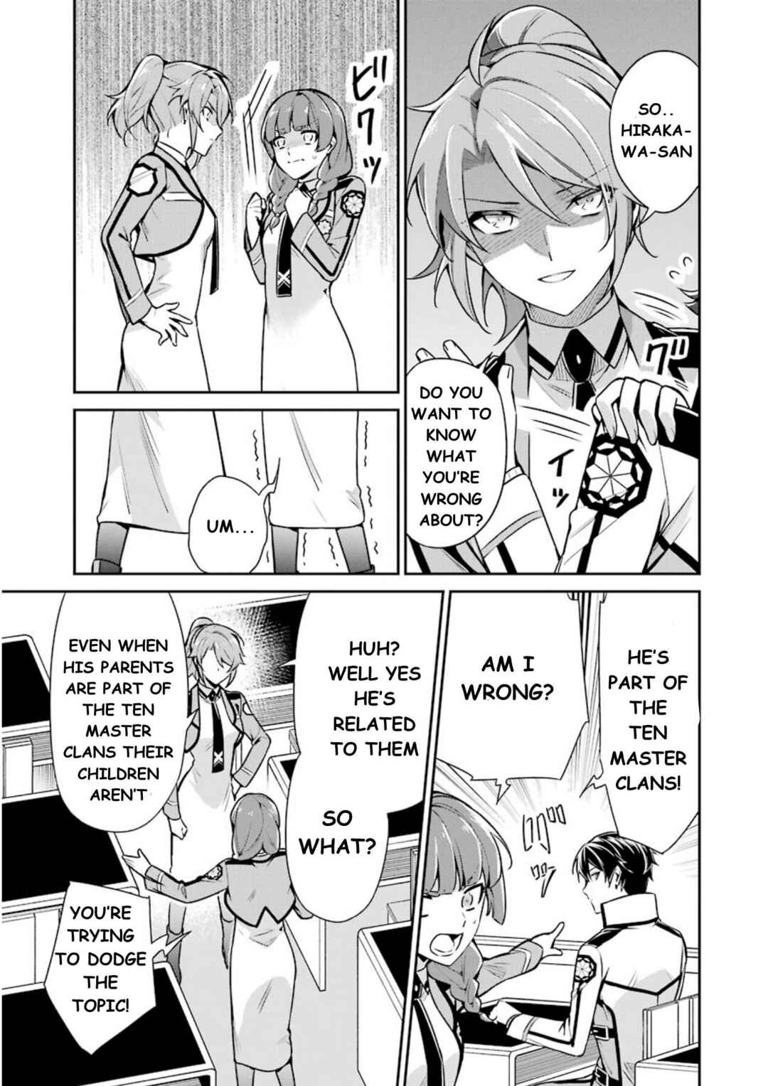 Page 24 Chapter 9 Mahouka Koukou no Rettousei - Shizoku Kaigi-hen