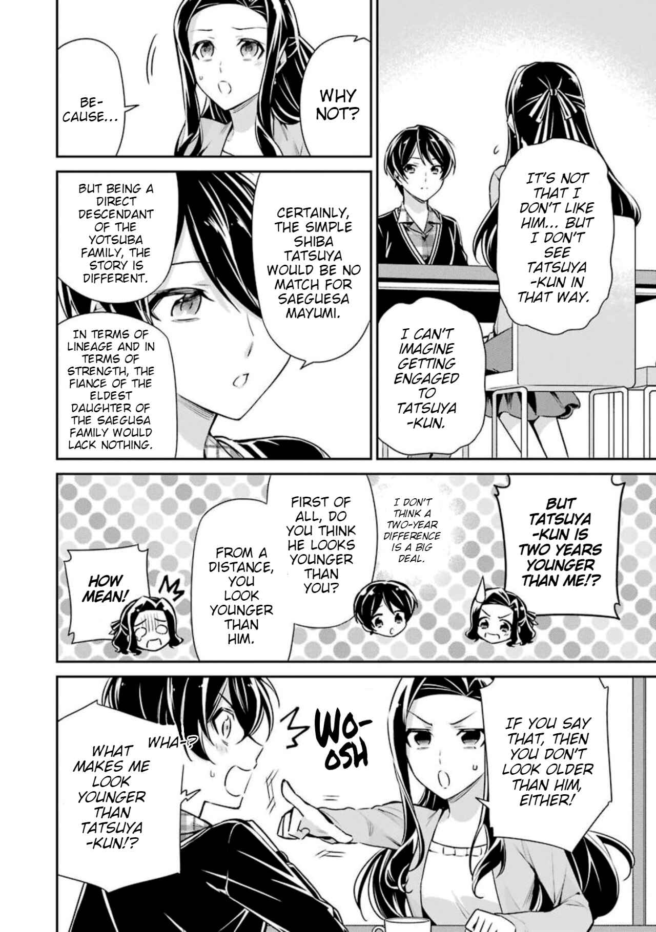 Page 12 Chapter 6 Mahouka Koukou no Rettousei - Shizoku Kaigi-hen