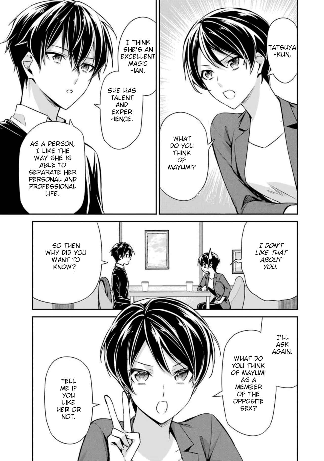 Page 27 Chapter 6 Mahouka Koukou no Rettousei - Shizoku Kaigi-hen