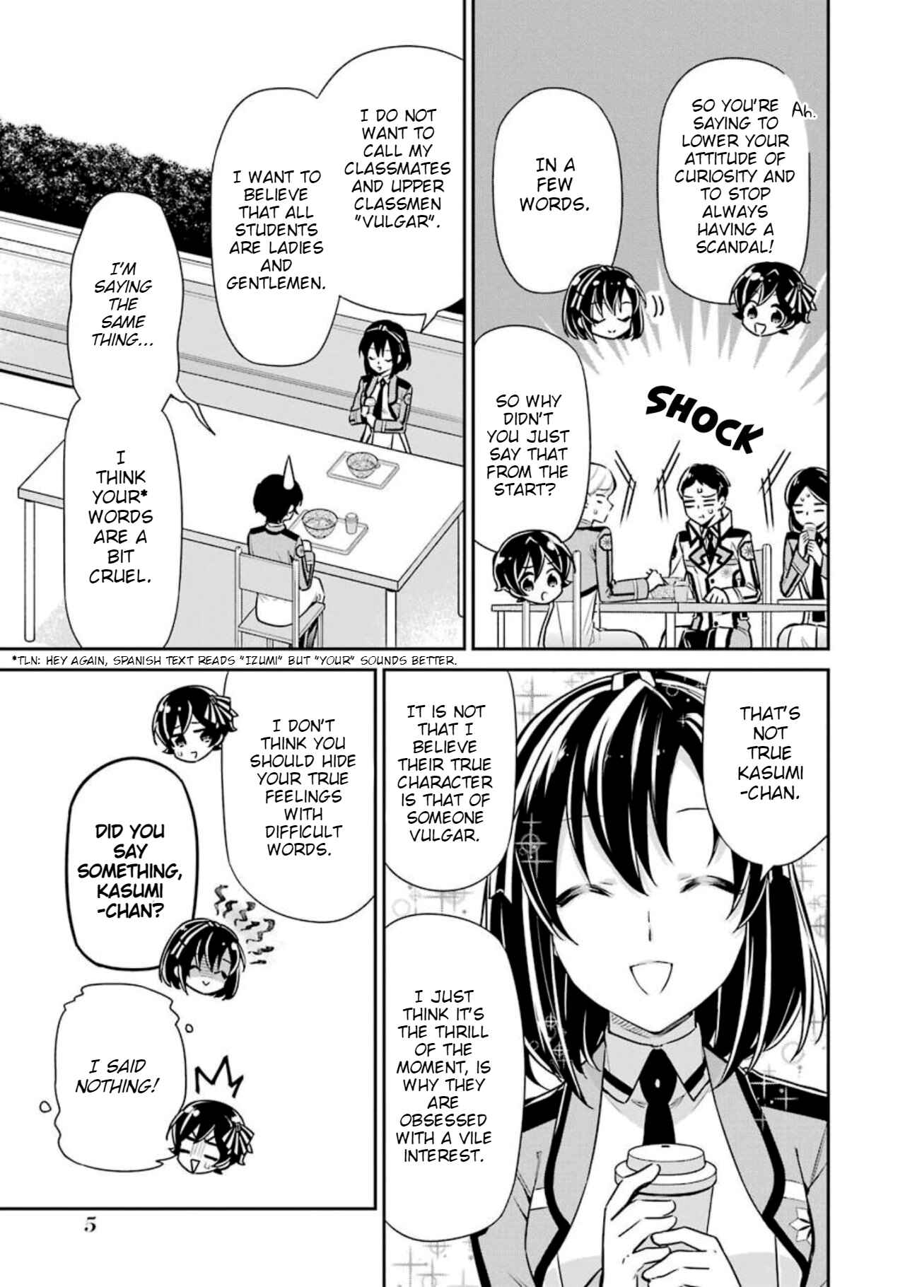 Page 5 Chapter 6 Mahouka Koukou no Rettousei - Shizoku Kaigi-hen