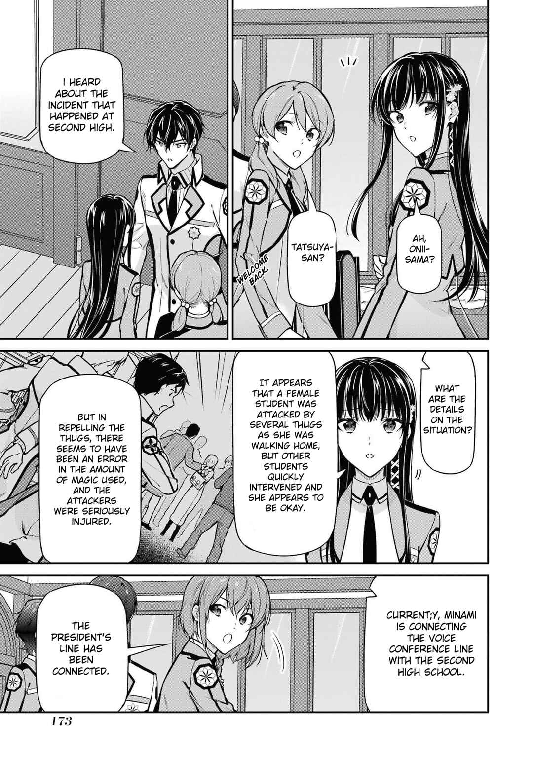Page 29 Chapter 33 Mahouka Koukou no Rettousei - Shizoku Kaigi-hen