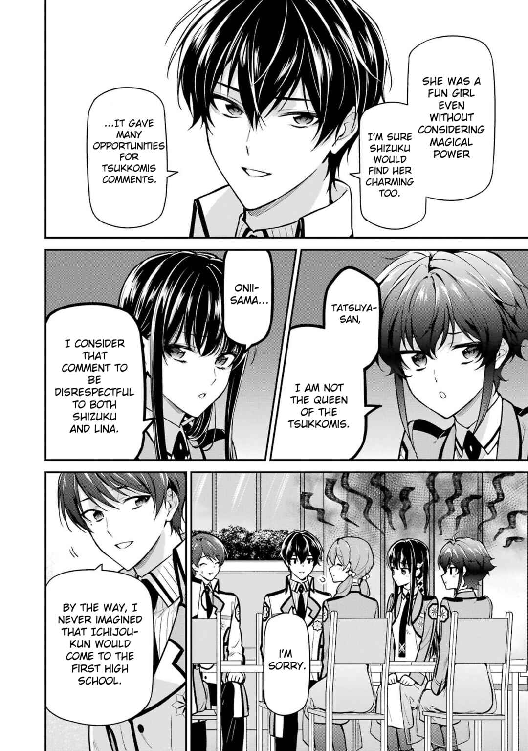 Page 12 Chapter 24 Mahouka Koukou no Rettousei - Shizoku Kaigi-hen