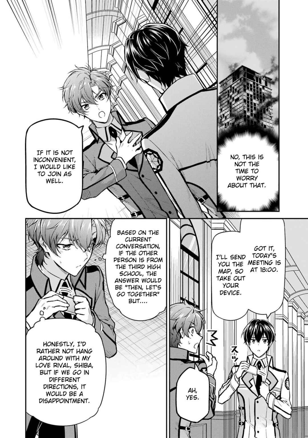 Page 22 Chapter 24 Mahouka Koukou no Rettousei - Shizoku Kaigi-hen