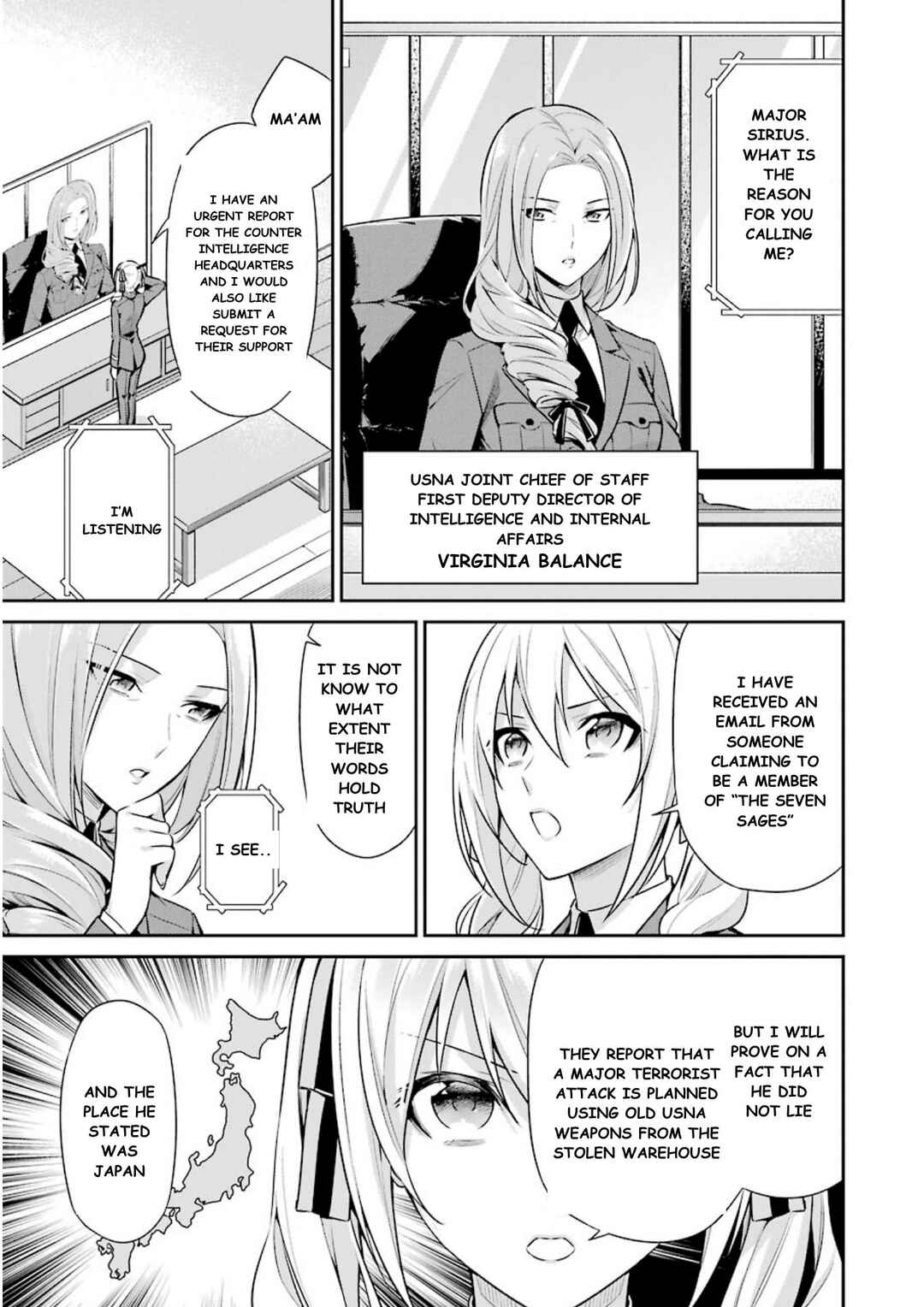 Page 12 Chapter 7 Mahouka Koukou no Rettousei - Shizoku Kaigi-hen