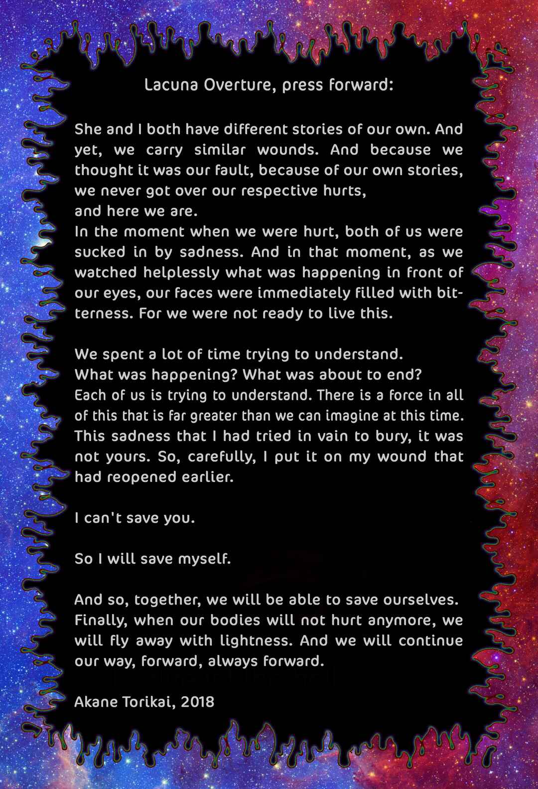 Page 15 Chapter 6 Lacuna Overture, For You Who Are Moving Forward