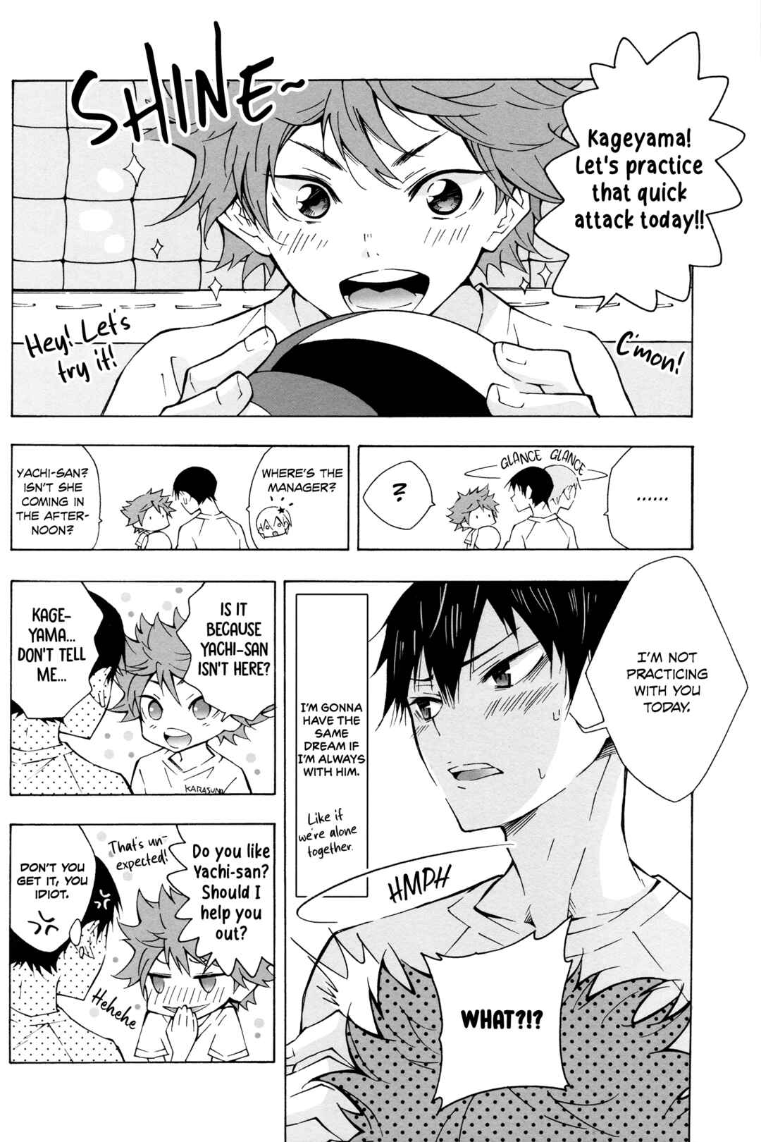 Page 13 Chapter Unknown_30d4 Haikyu!! - Kagehina Koi no Ousama (Doujinshi)