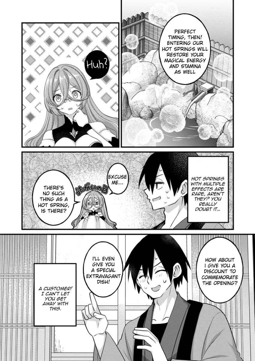 Page 11 Chapter 2 Zecchou Skill Onsen Souzou de Yukemuri Harem wo Kizuku made ~Hensei ga Todokottara Soku Dorei no Isekai Tensei! Akaji Ryokan Saiken Keikaku~