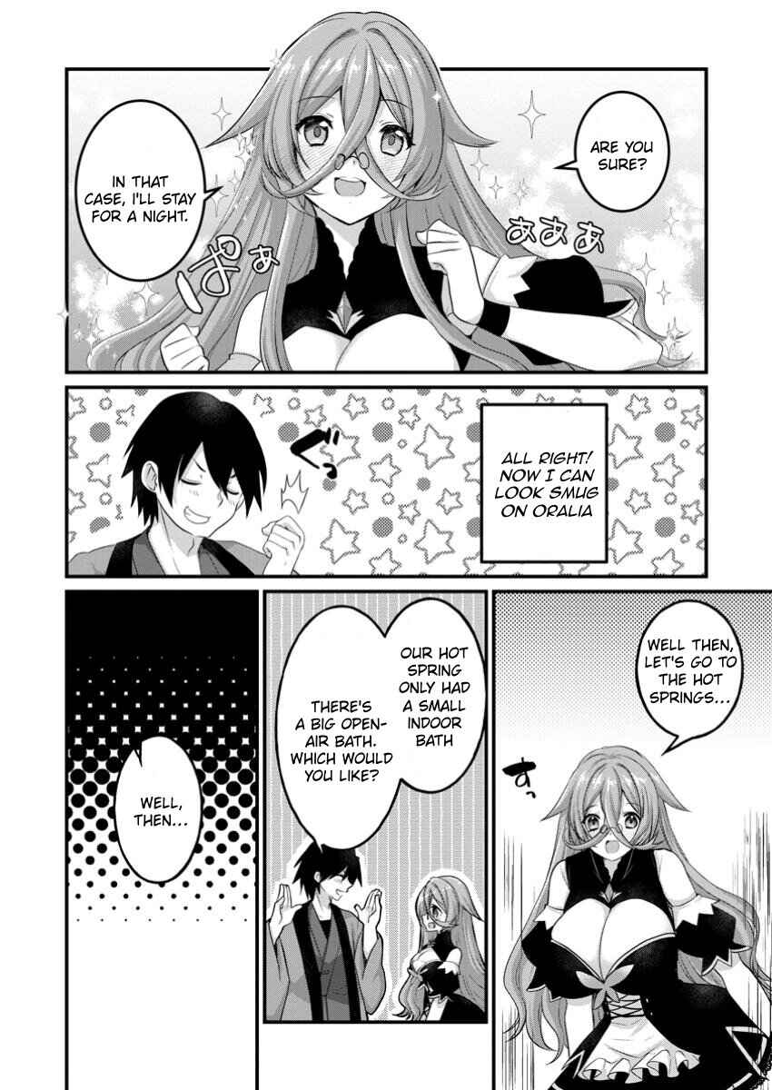 Page 12 Chapter 2 Zecchou Skill Onsen Souzou de Yukemuri Harem wo Kizuku made ~Hensei ga Todokottara Soku Dorei no Isekai Tensei! Akaji Ryokan Saiken Keikaku~