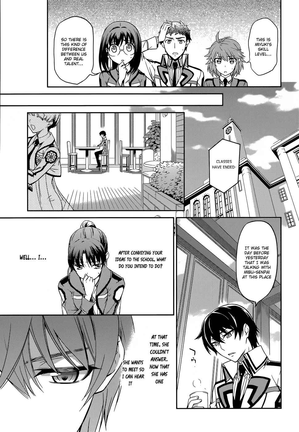 Page 14 Chapter 15 Mahouka Koukou no Rettousei - Nyuugaku-hen