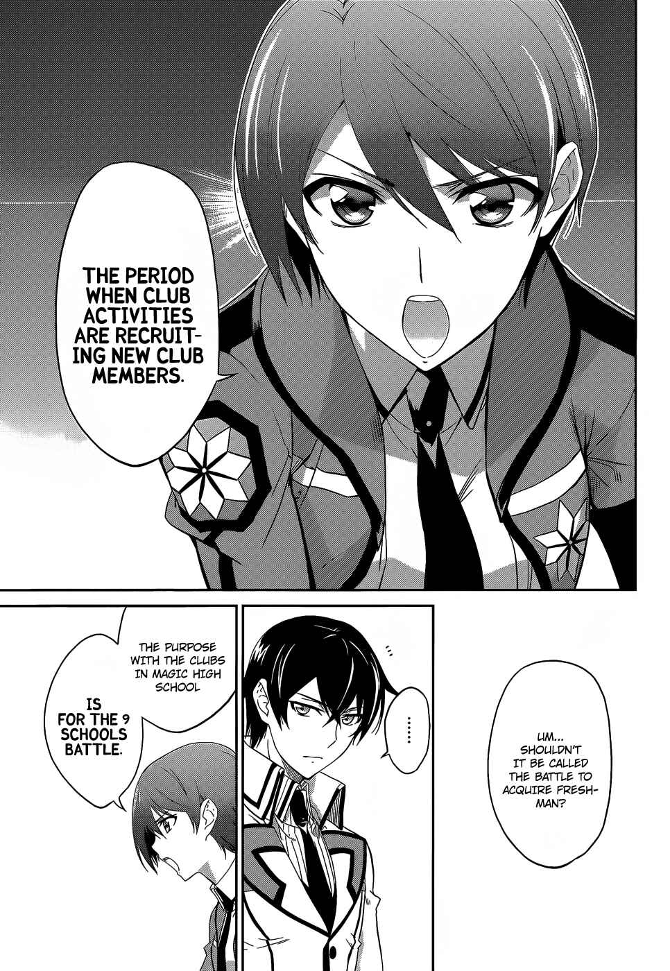 Page 6 Chapter 9 Mahouka Koukou no Rettousei - Nyuugaku-hen