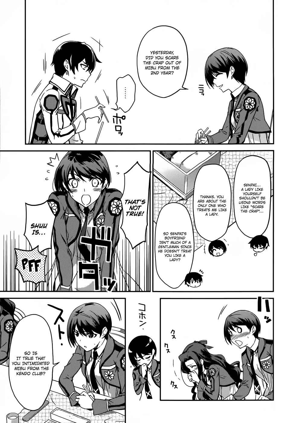 Page 8 Chapter 13 Mahouka Koukou no Rettousei - Nyuugaku-hen