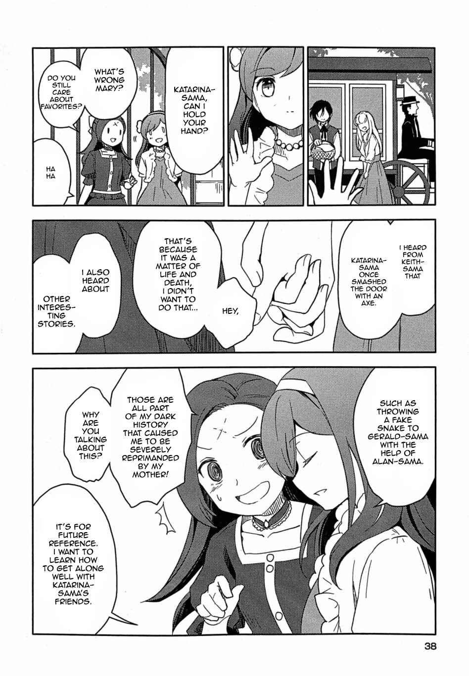 Page 12 Chapter 2 My Next Life as a Villainess: All Routes Lead to Doom! GIRLS PATCH