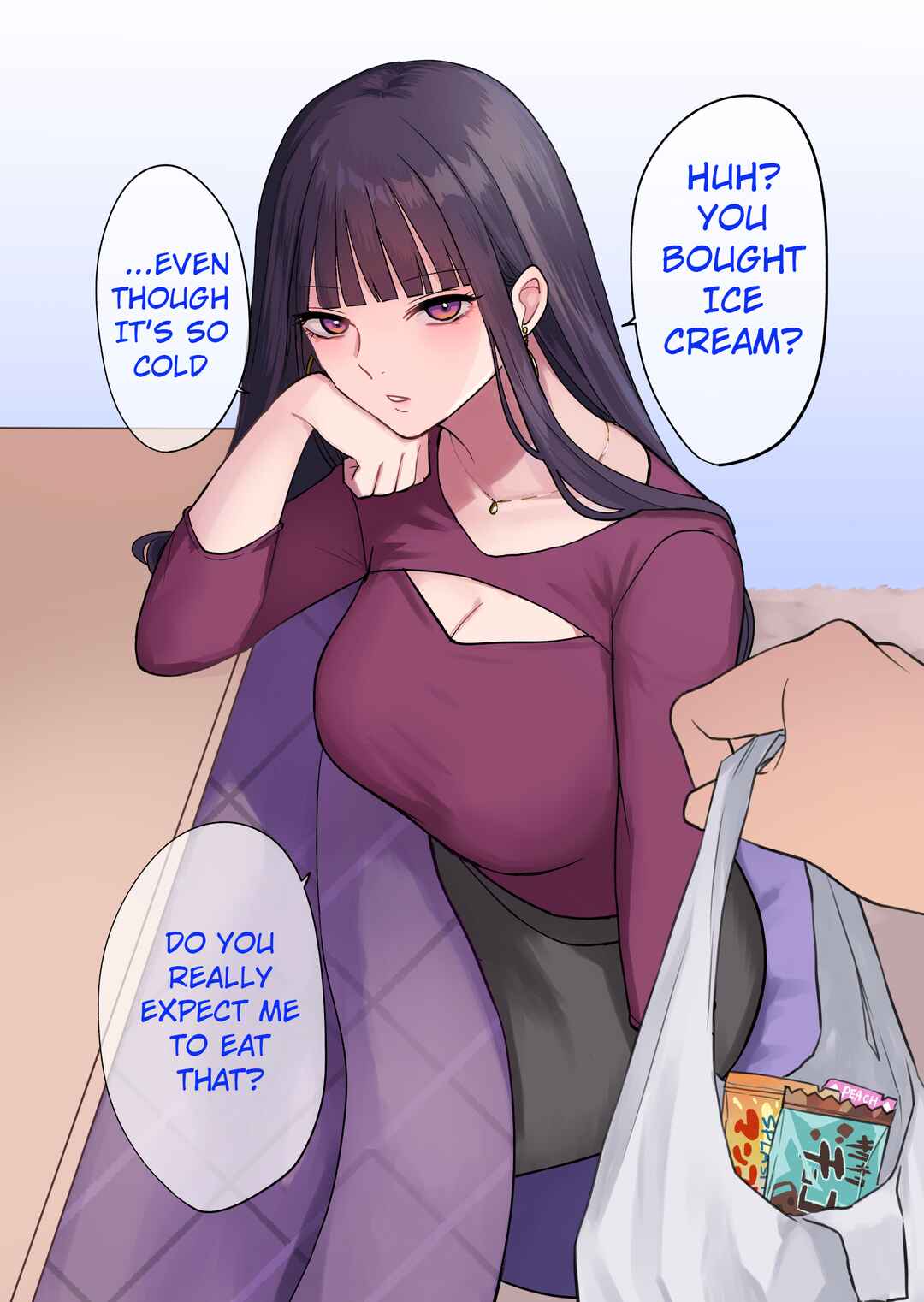 Page 1 Chapter 8 I Tried Asking My Cool Girlfriend for a Favor