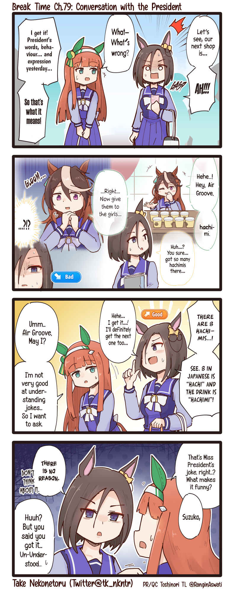 Page 1 Chapter 79 Uma Musume - Break Time (Doujinshi)