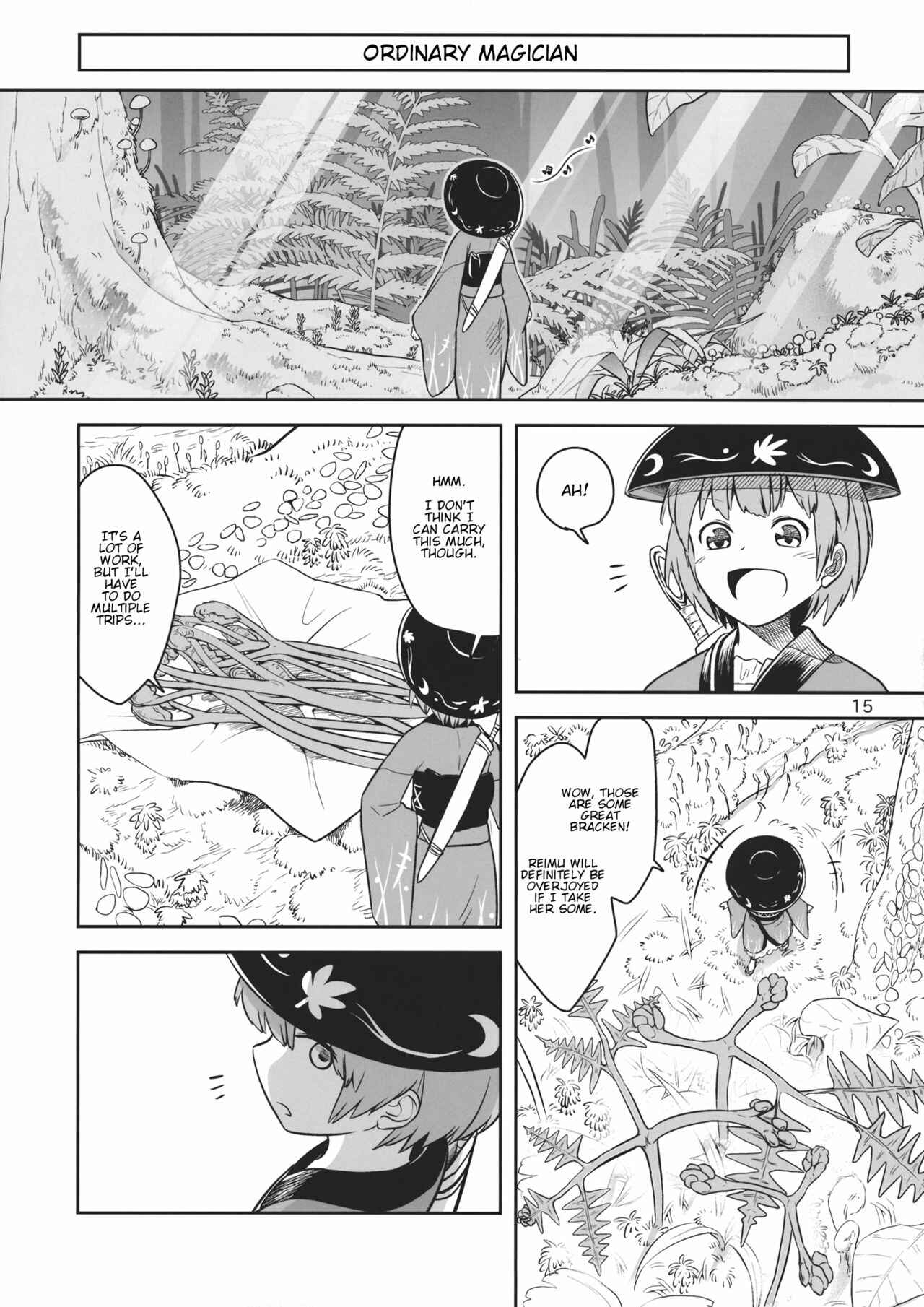 Page 14 Chapter Unknown_c747 Touhou - Marumaru Shinmyoumaru (Doujinshi)