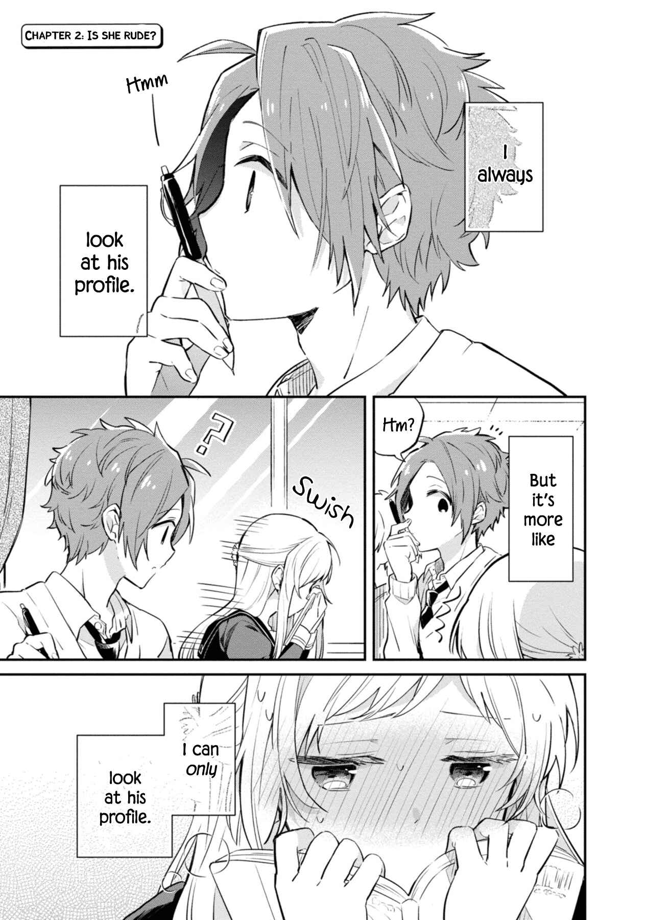 Page 1 Chapter 2 Kimi no Yokogao shika Mirenai