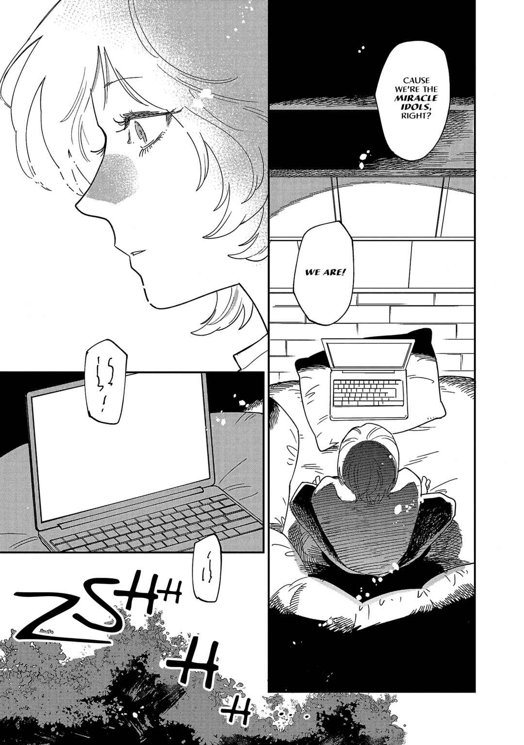Page 19 Chapter 38 Umi ga Hashiru End Roll