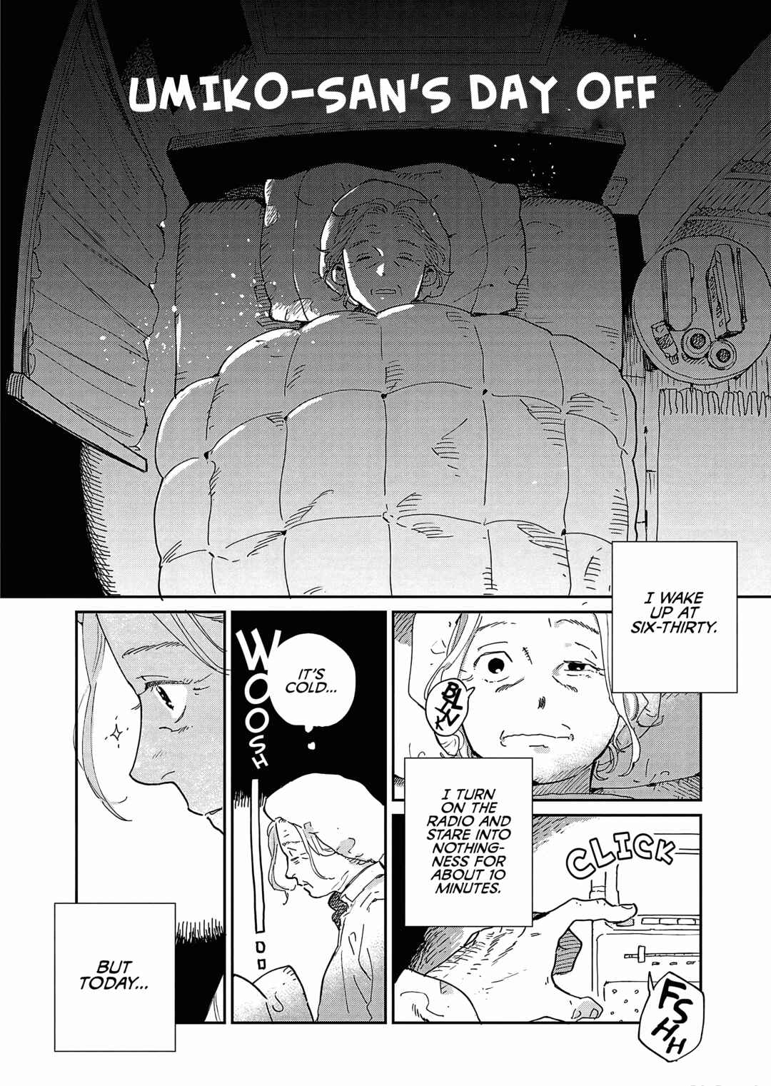 Page 1 Chapter 15.5 Umi ga Hashiru End Roll