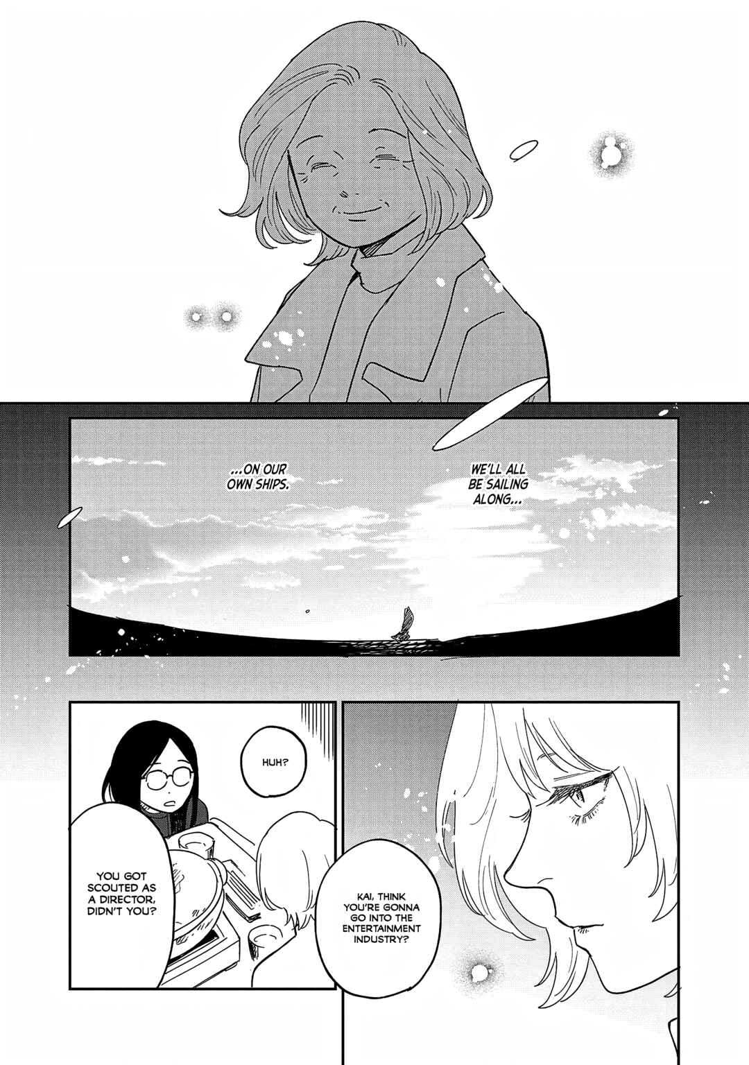 Page 24 Chapter 36 Umi ga Hashiru End Roll