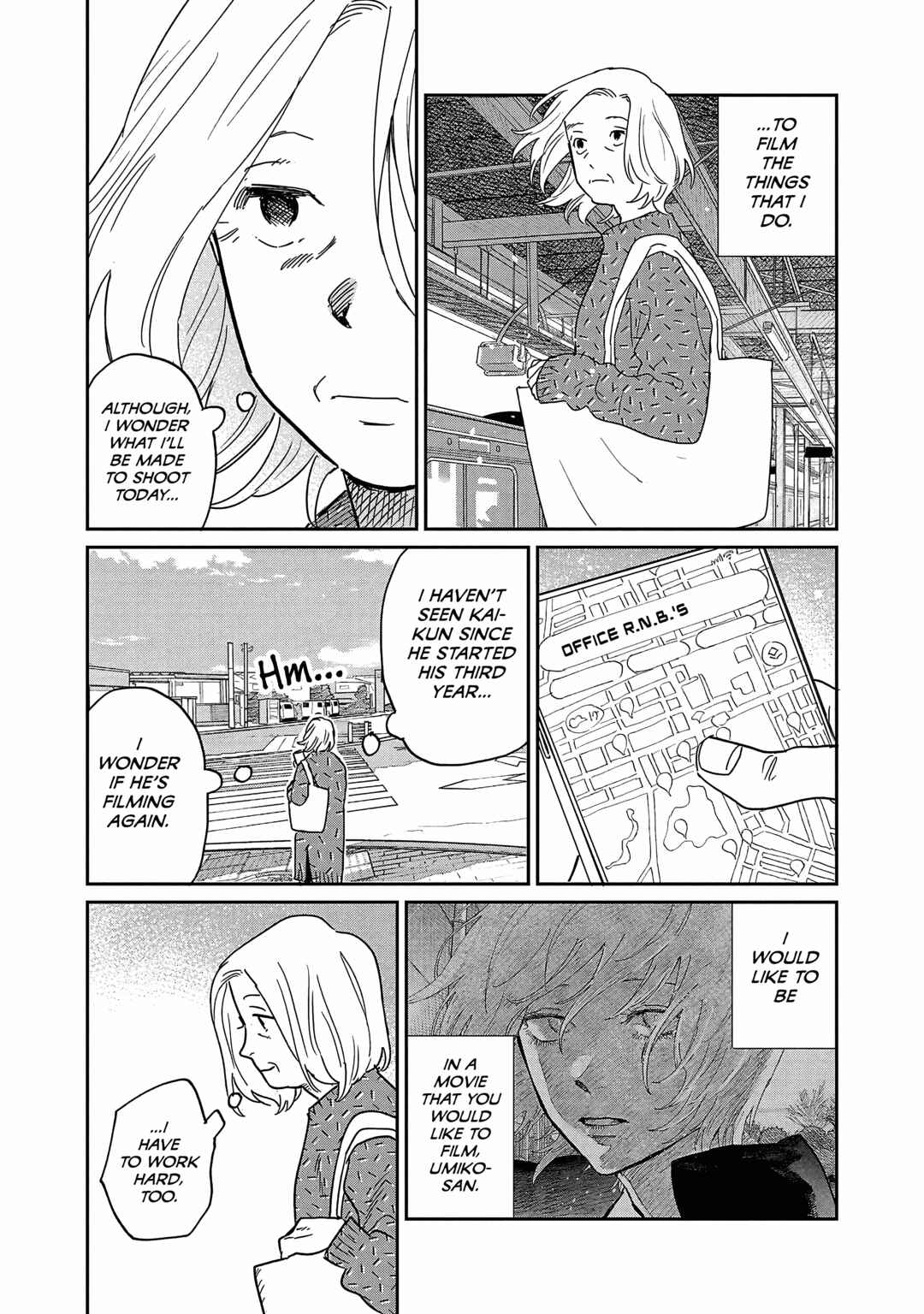 Page 9 Chapter 14 Umi ga Hashiru End Roll