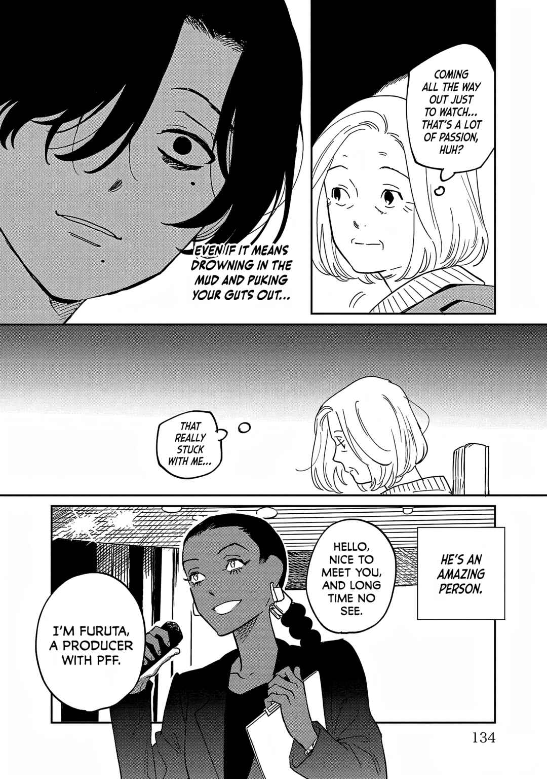 Page 8 Chapter 30 Umi ga Hashiru End Roll