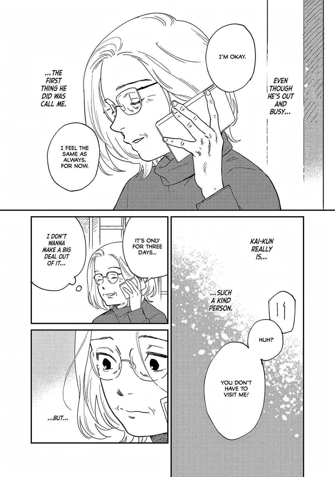 Page 14 Chapter 35 Umi ga Hashiru End Roll