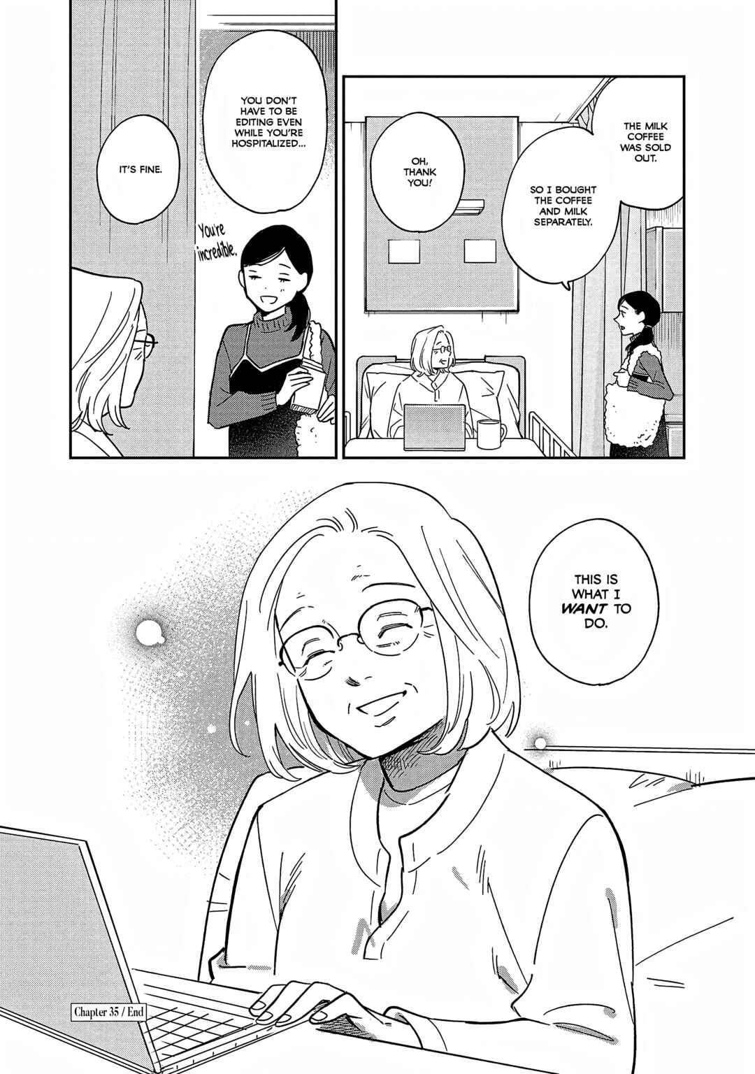 Page 30 Chapter 35 Umi ga Hashiru End Roll