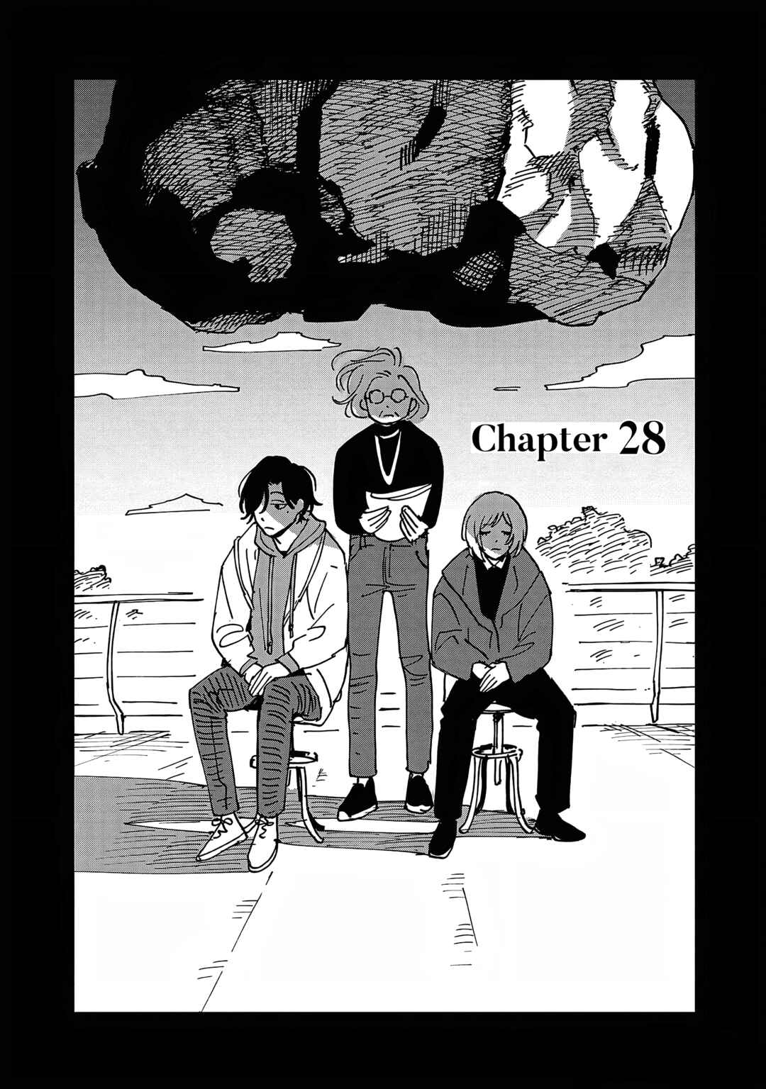 Page 1 Chapter 28 Umi ga Hashiru End Roll