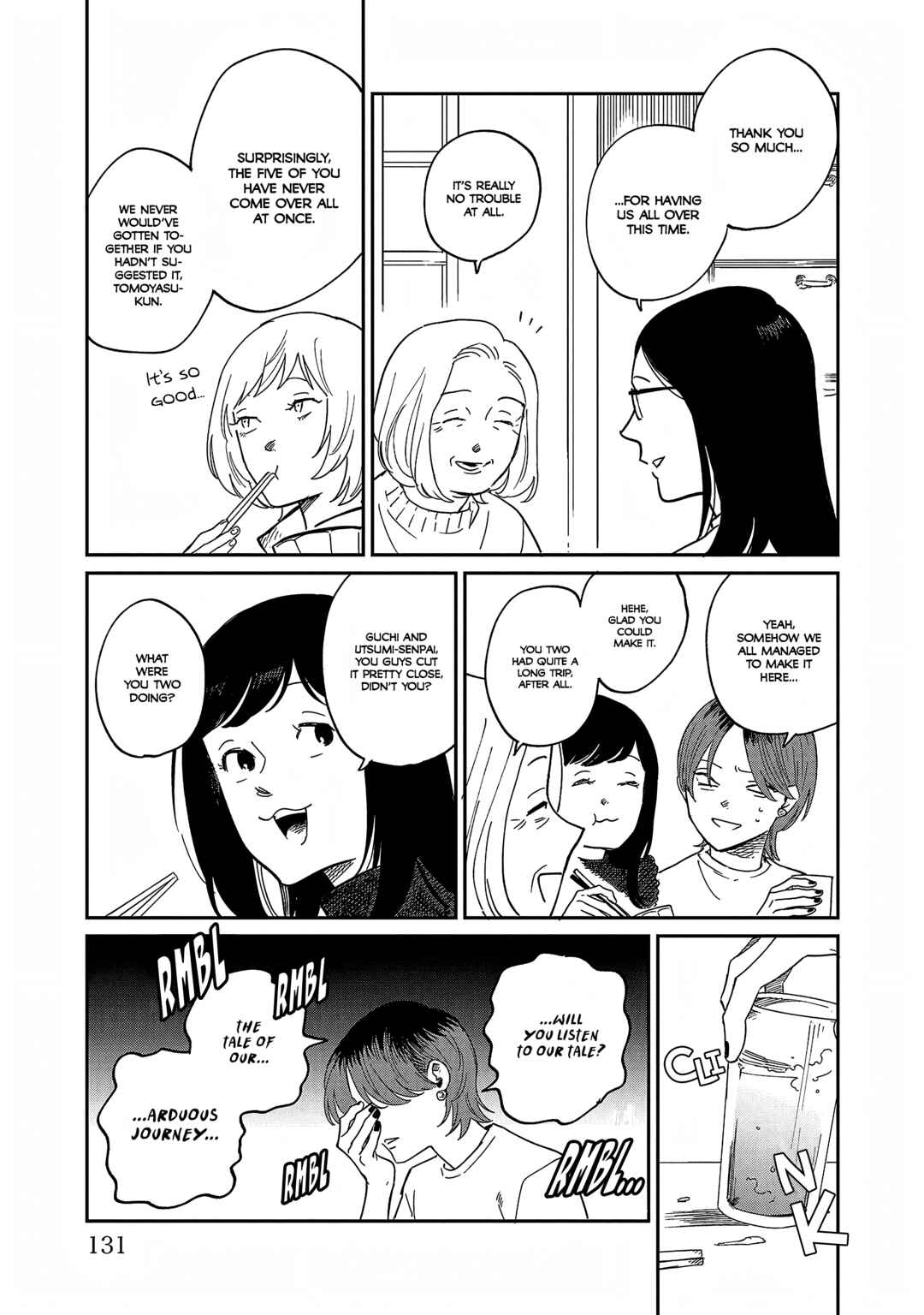 Page 8 Chapter 38.5 Umi ga Hashiru End Roll