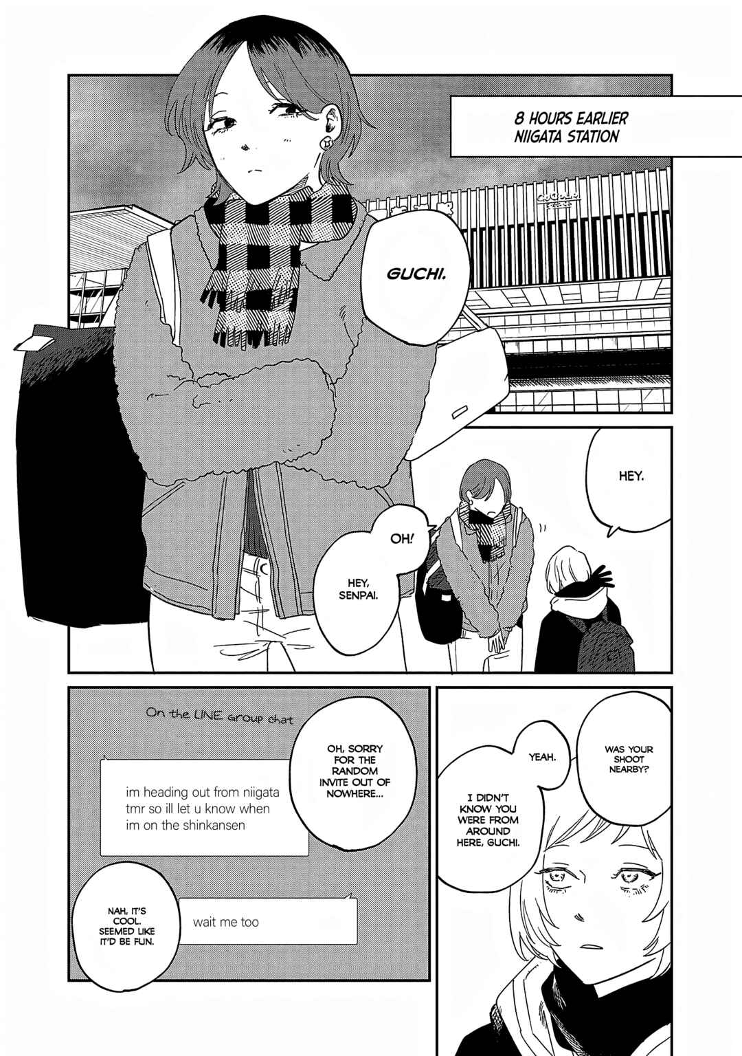 Page 9 Chapter 38.5 Umi ga Hashiru End Roll