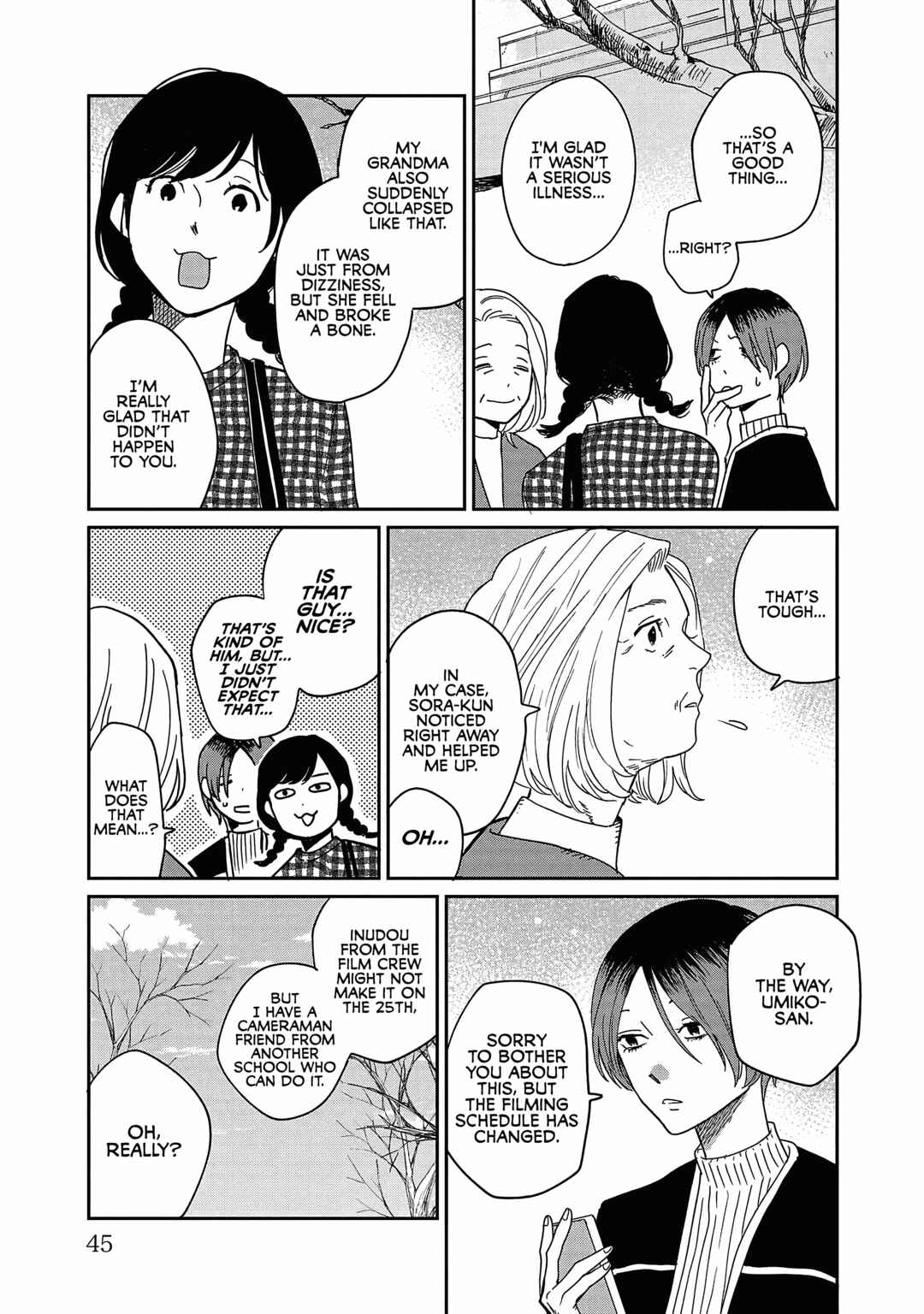 Page 9 Chapter 22 Umi ga Hashiru End Roll
