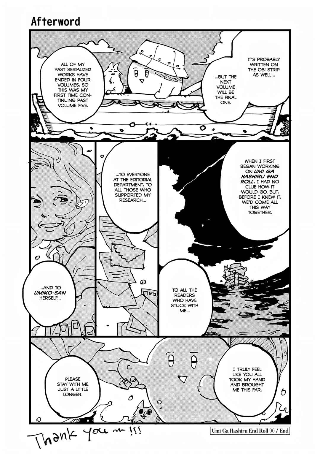 Page 3 Chapter 38.6 Umi ga Hashiru End Roll