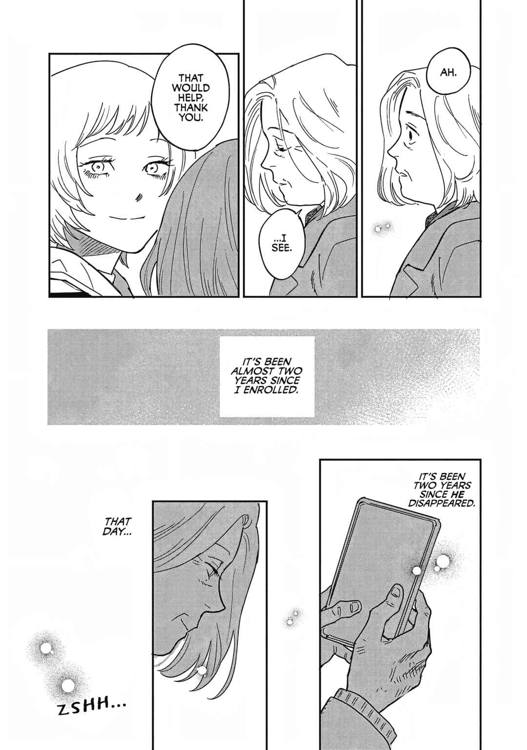 Page 8 Chapter 26 Umi ga Hashiru End Roll