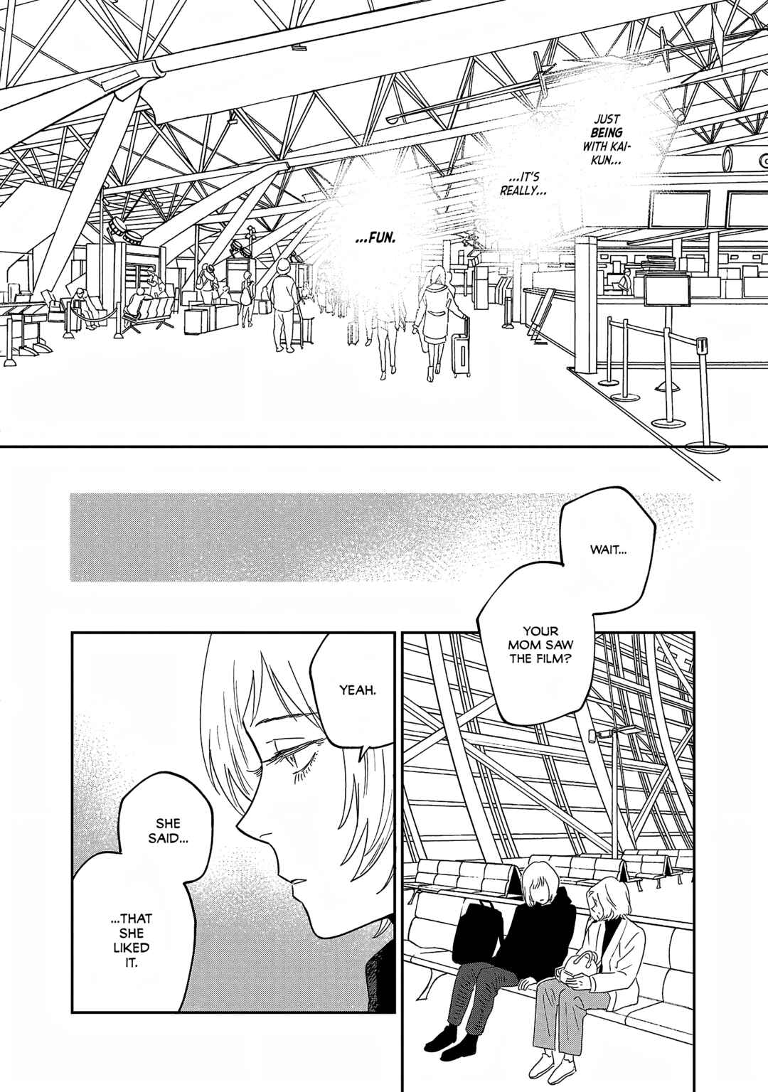 Page 17 Chapter 32 Umi ga Hashiru End Roll