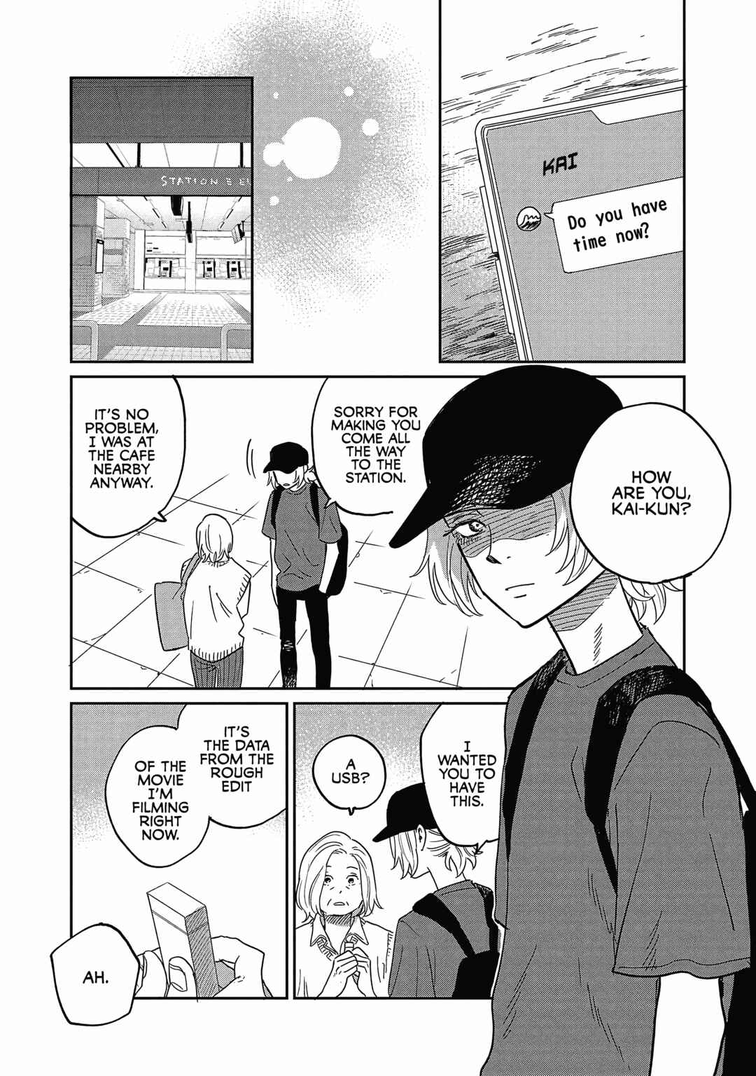 Page 22 Chapter 18 Umi ga Hashiru End Roll