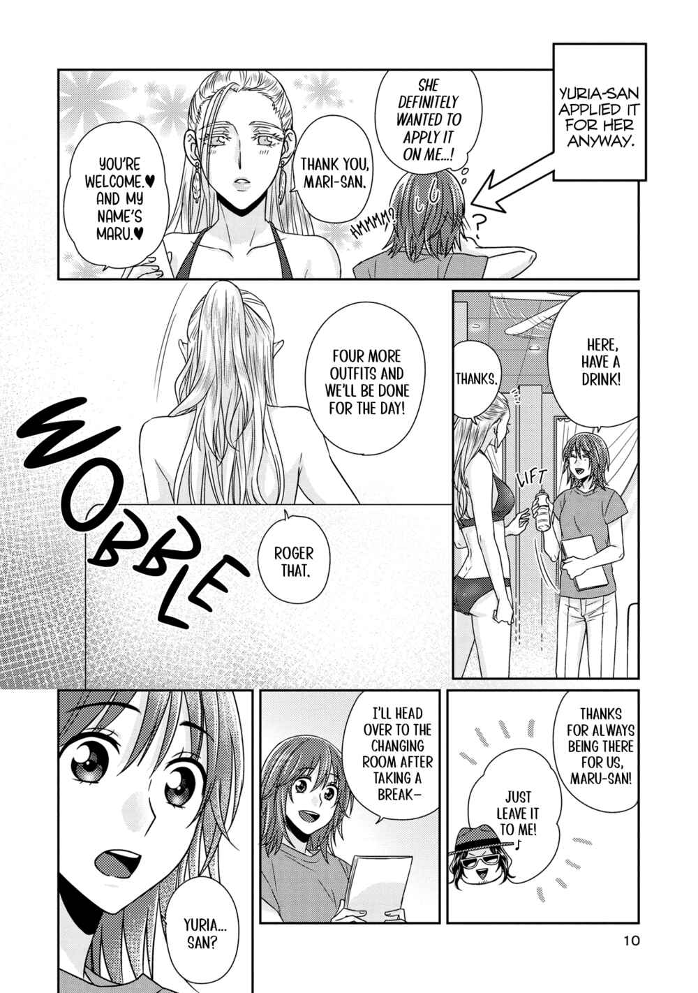 Page 9 Chapter 6 Model-chan to Jimi Mane-san