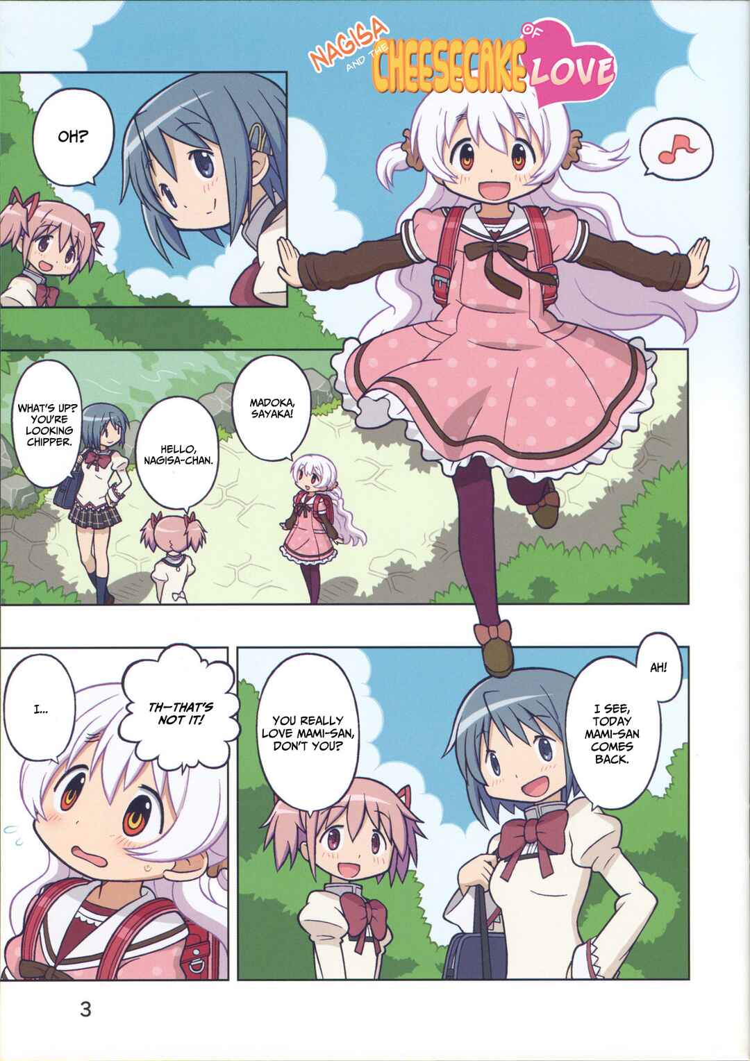 Page 5 Chapter Unknown_a459 Mahou Shoujo Madoka★Magica - Nagisa to Koi no Käsetorte (Doujinshi)