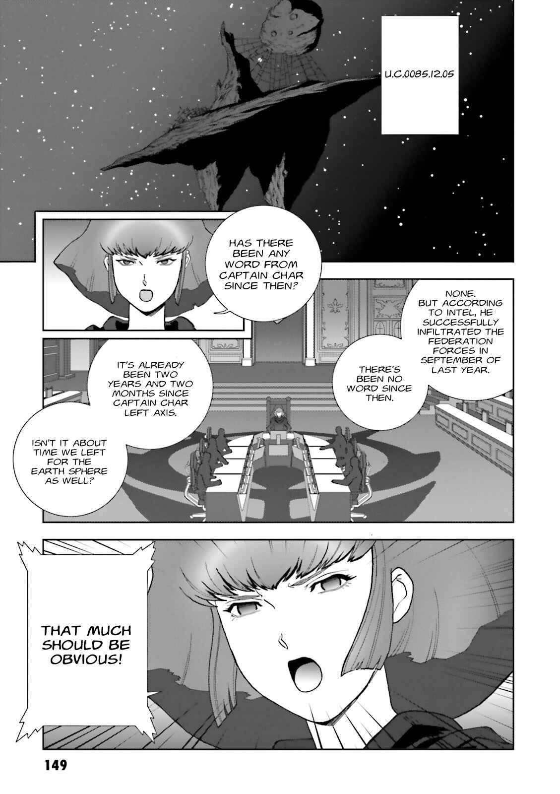 Page 11 Chapter 69 Mobile Suit Gundam C.D.A. - Portrait of the Young Comet