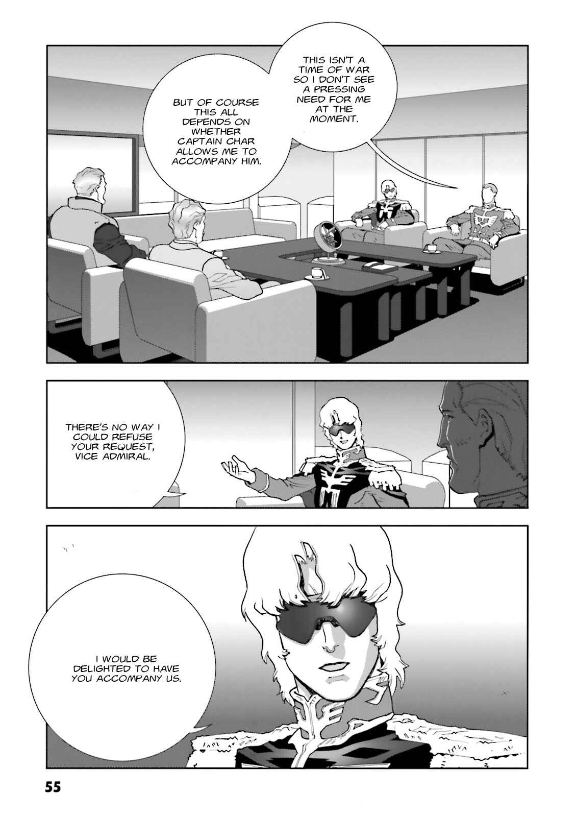 Page 21 Chapter 56 Mobile Suit Gundam C.D.A. - Portrait of the Young Comet